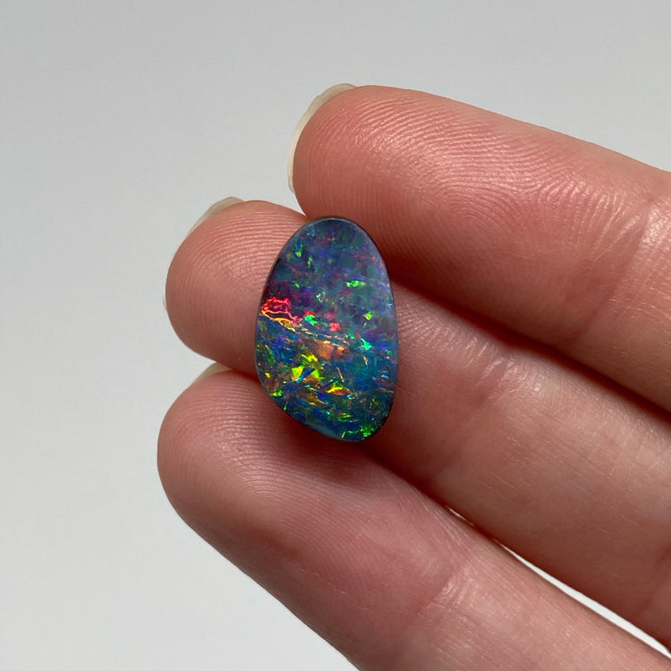 5.45 Ct rainbow gem boulder opal