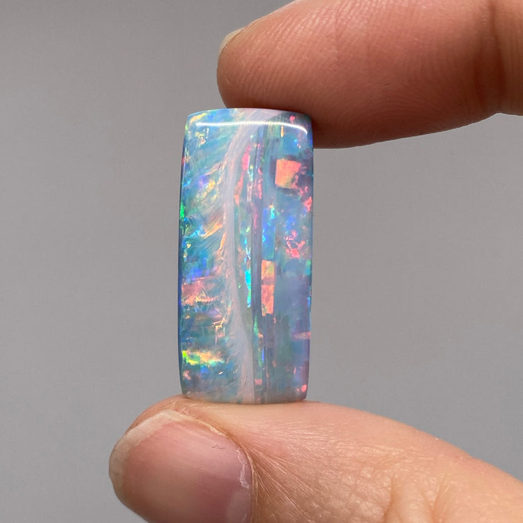 17.47 Ct rectangle boulder opal