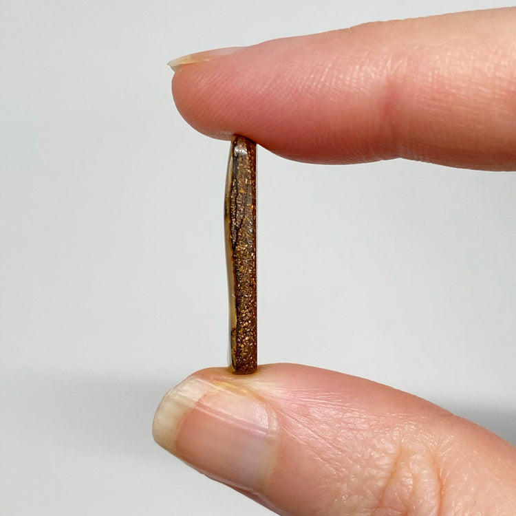 14.38 Ct flashy rainbow boulder opal pair