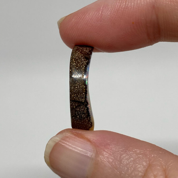 8.09 Ct crescent moon boulder opal