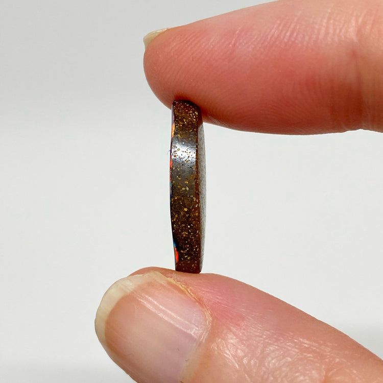 6.02 Ct small rainbow boulder opal