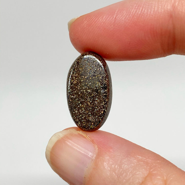 6.80 Ct small oval gem boulder opal