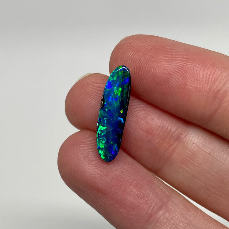2.69 Ct small green-blue boulder opal