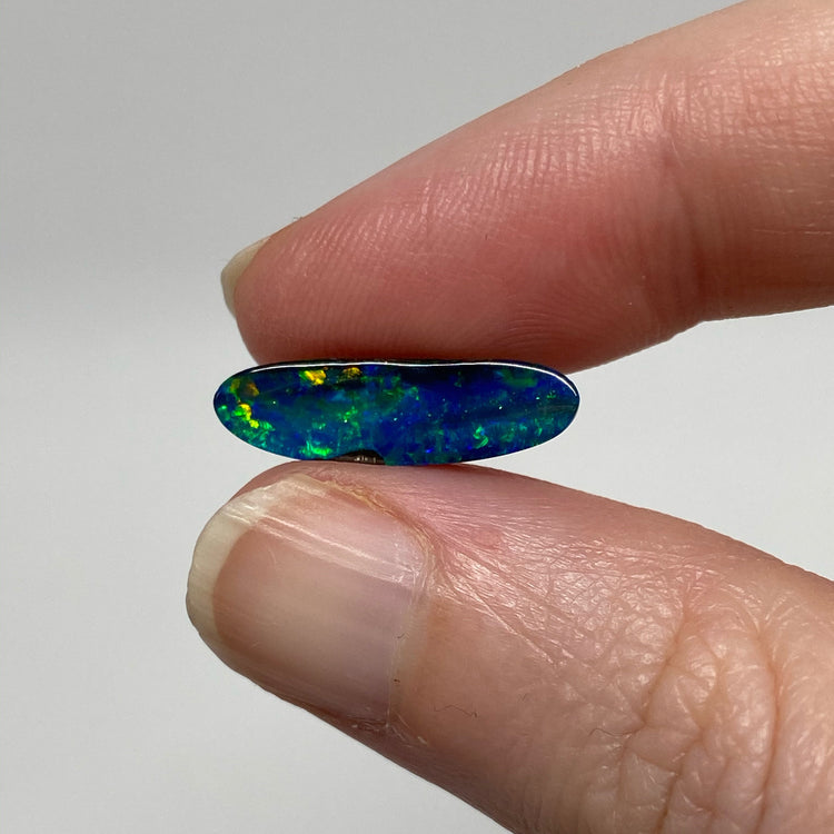 2.69 Ct small green-blue boulder opal