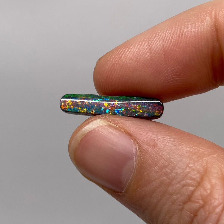 4.37 Ct gem boulder opal pair