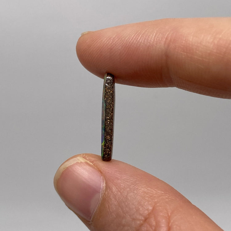 4.37 Ct gem boulder opal pair