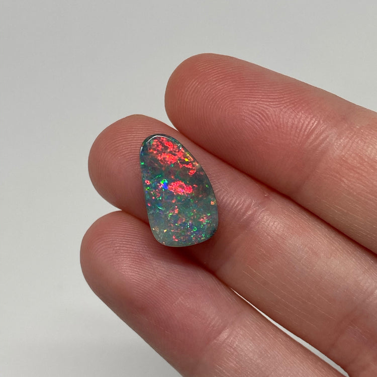 4.17 Ct small pink and green boulder opal