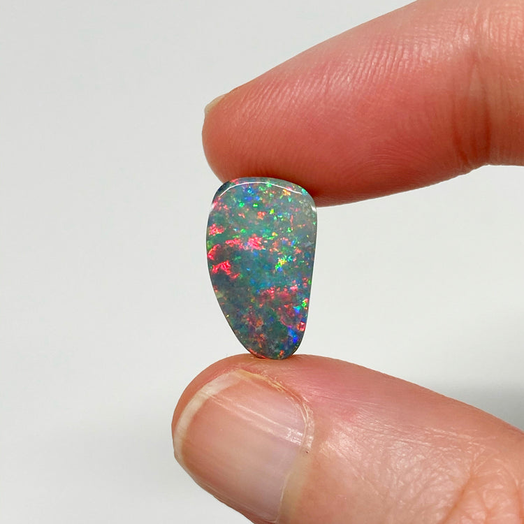 4.17 Ct small pink and green boulder opal