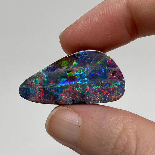 23.07 Ct top gem black boulder opal