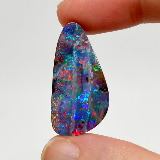 23.07 Ct top gem black boulder opal