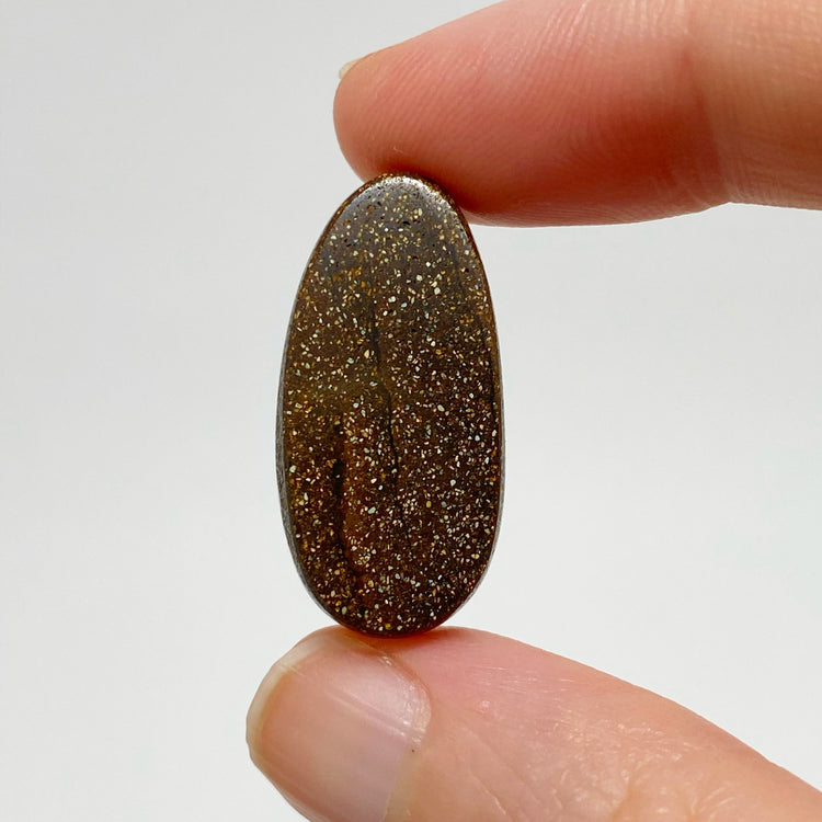 18.14 Ct green-blue and red boulder opal