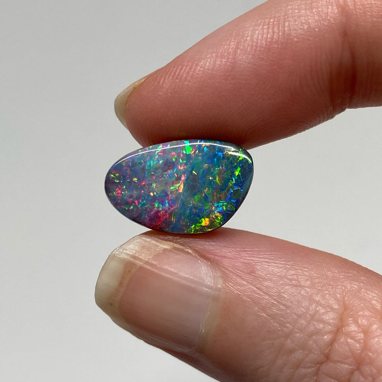 5.45 Ct rainbow gem boulder opal