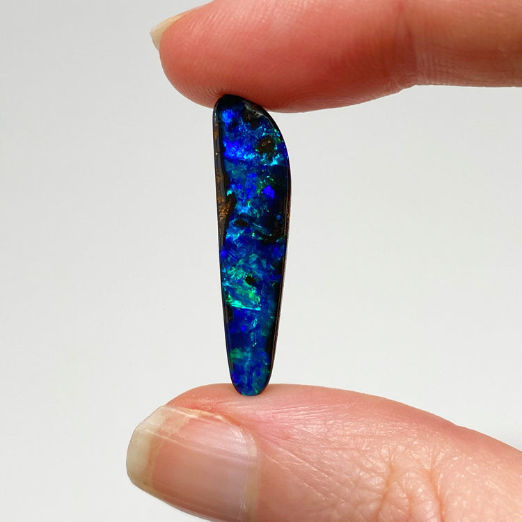 6.23 Ct green-blue boulder opal