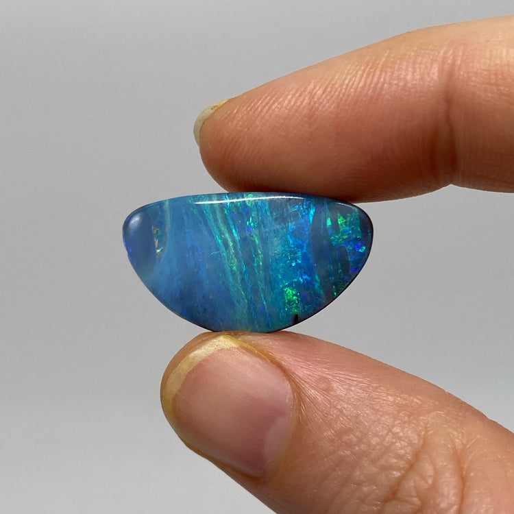 26.36 Ct striped ocean boulder opal pair