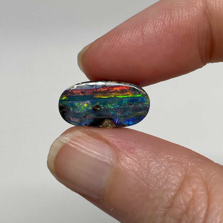 4.48 Ct small oval boulder opal