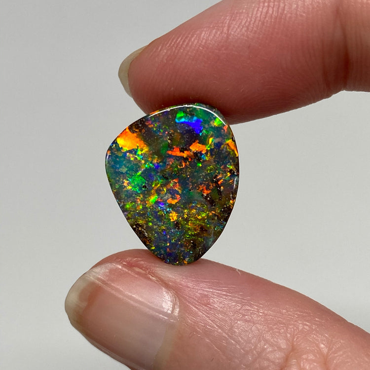 8.40 Ct colorful gem boulder opal