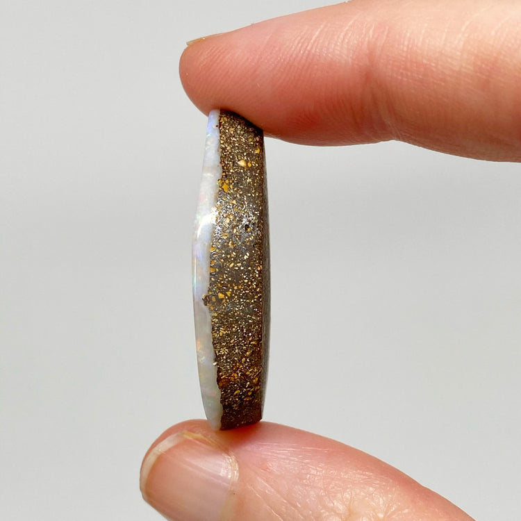 32.96 Ct large teardrop boulder opal