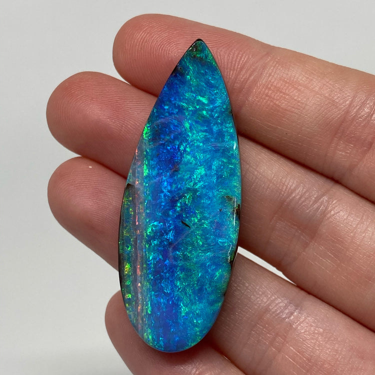 58.73 Ct extra large teardrop boulder opal