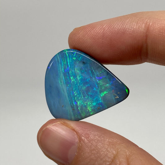 27.21 Ct large teardrop boulder opal