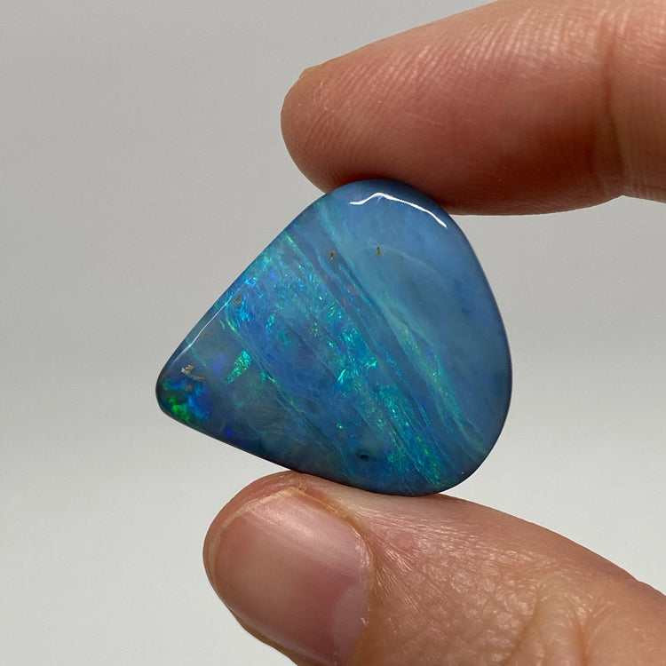 27.21 Ct large teardrop boulder opal