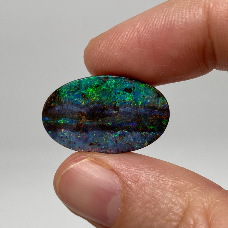 12.05 Ct oval boulder opal