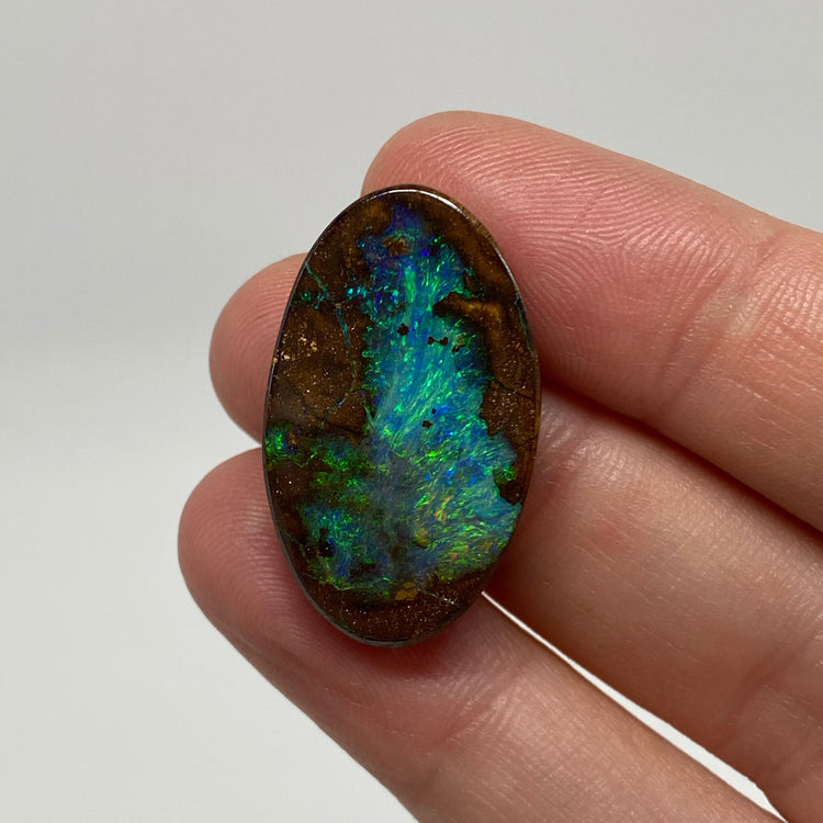 20.31 Ct oval boulder opal